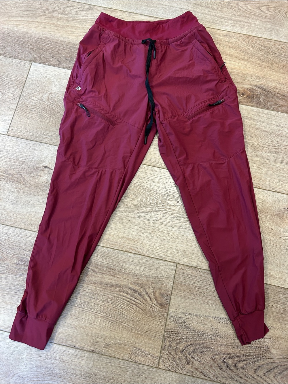 Baleaf Women's Burgundy Track Jogger Pants